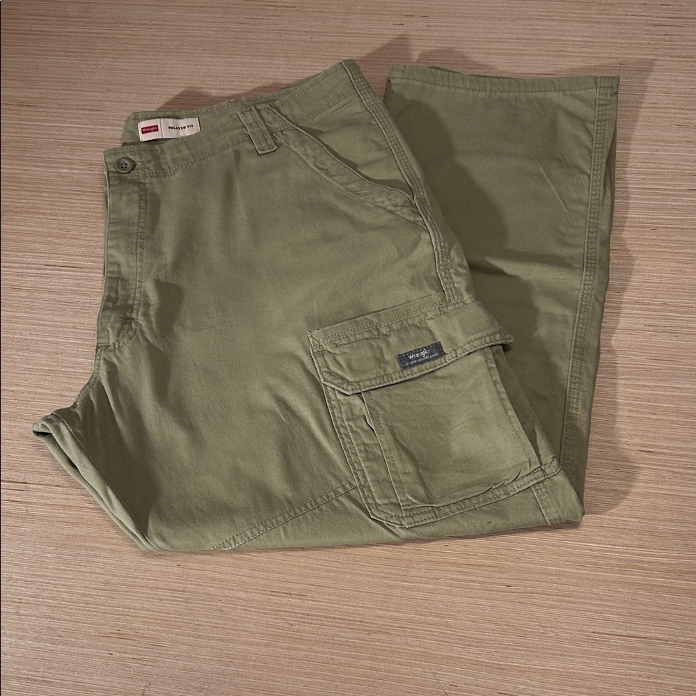 Wrangler Men's Green Cargo Pants Size 40 X 30